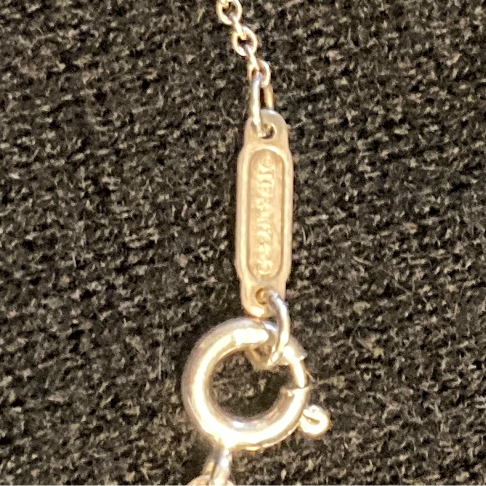 Tiffany 16” sterling silver chain pls see small knot